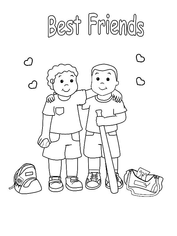600x799 Friendship Coloring Pages