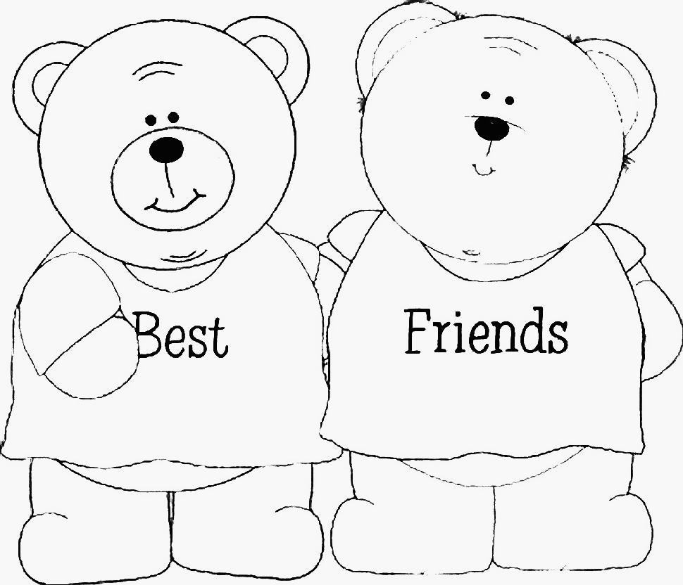 970x832 Cool Friendship Coloring Pages Sheets 7830 849