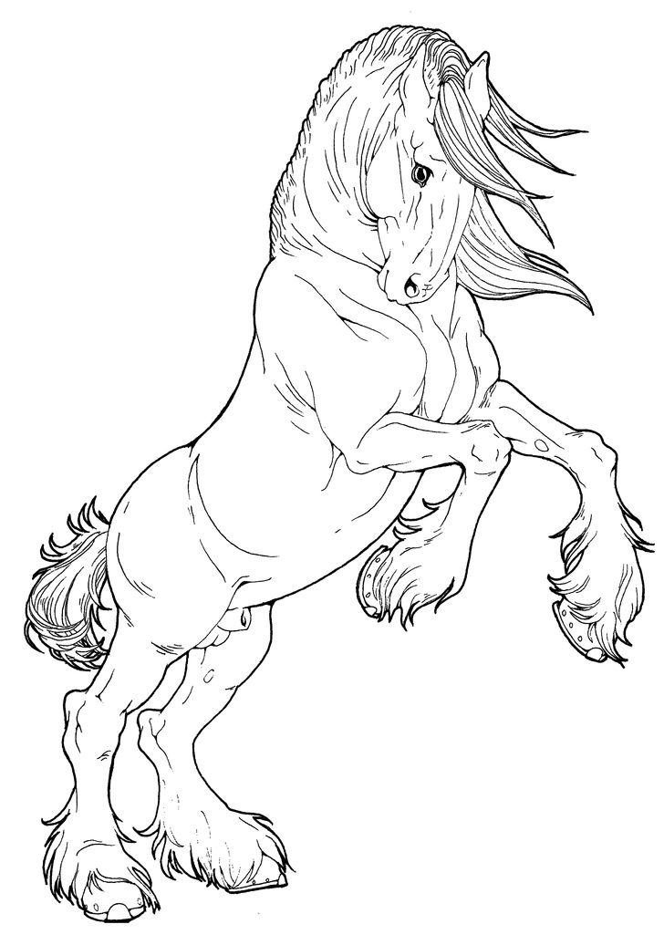 728x1036 Horse Coloring Page Coloring Pages And Printables