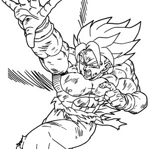 300x300 Dragon Ball Z Super Saiyan Coloring Pages Best Of Goku Ssj
