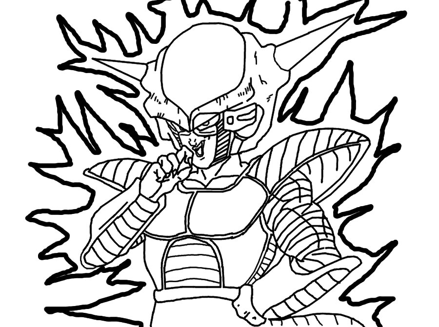 900x671 Frieza Coloring Page 5 By Metalhead211