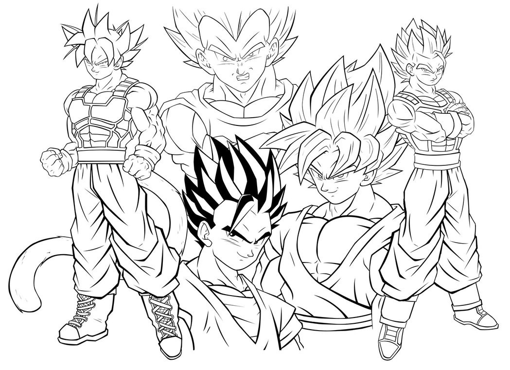 1049x761 Goku Vs Frieza Coloring Pages Download Coloring For Kids 2018