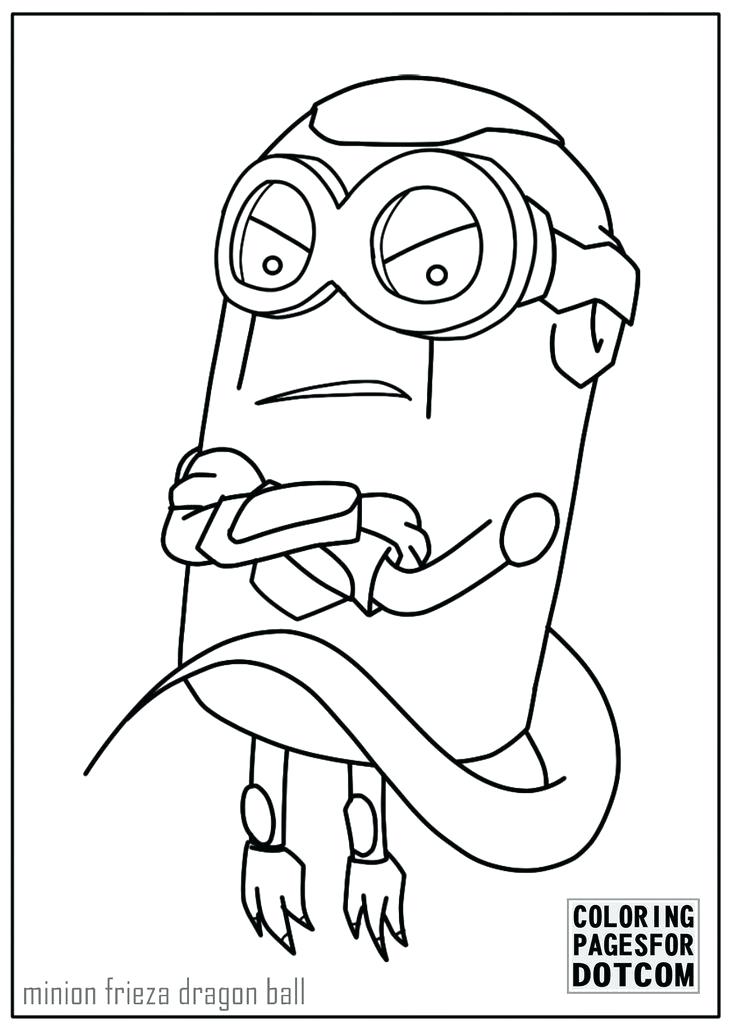 736x1030 Katy Perry Para Colorear Minion Frieza Dragon Ball Coloring Page