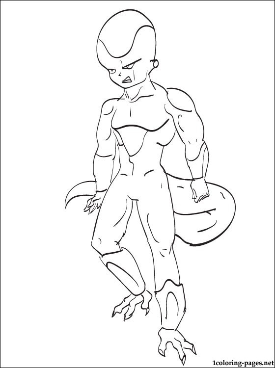 560x750 Dragon Ball Z Frieza Coloring Pages Frieza Dragon Ball Coloring