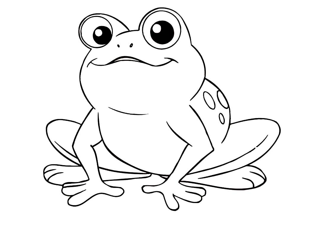 1050x821 Frog Adult Colouring Page In Sheets Art Craft Download Simple