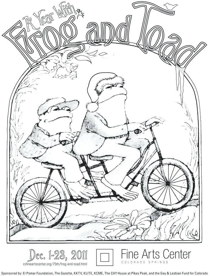 Frog And Toad Coloring Pages