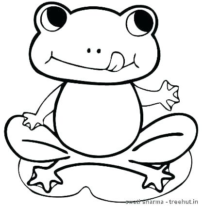418x425 Frog Coloring Pages Free Printable Frogs Colouring Sheets 8607