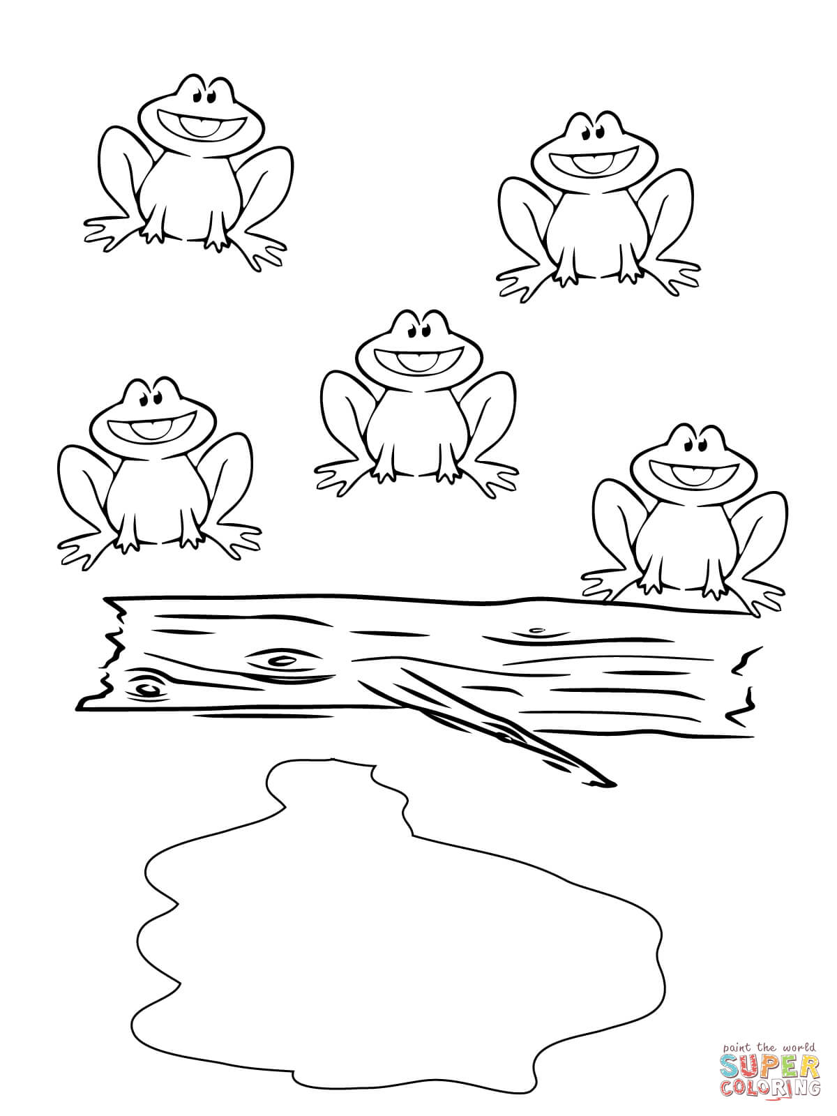 1200x1600 Printable Frog Coloring Pages Free Page Animals For Toddlers
