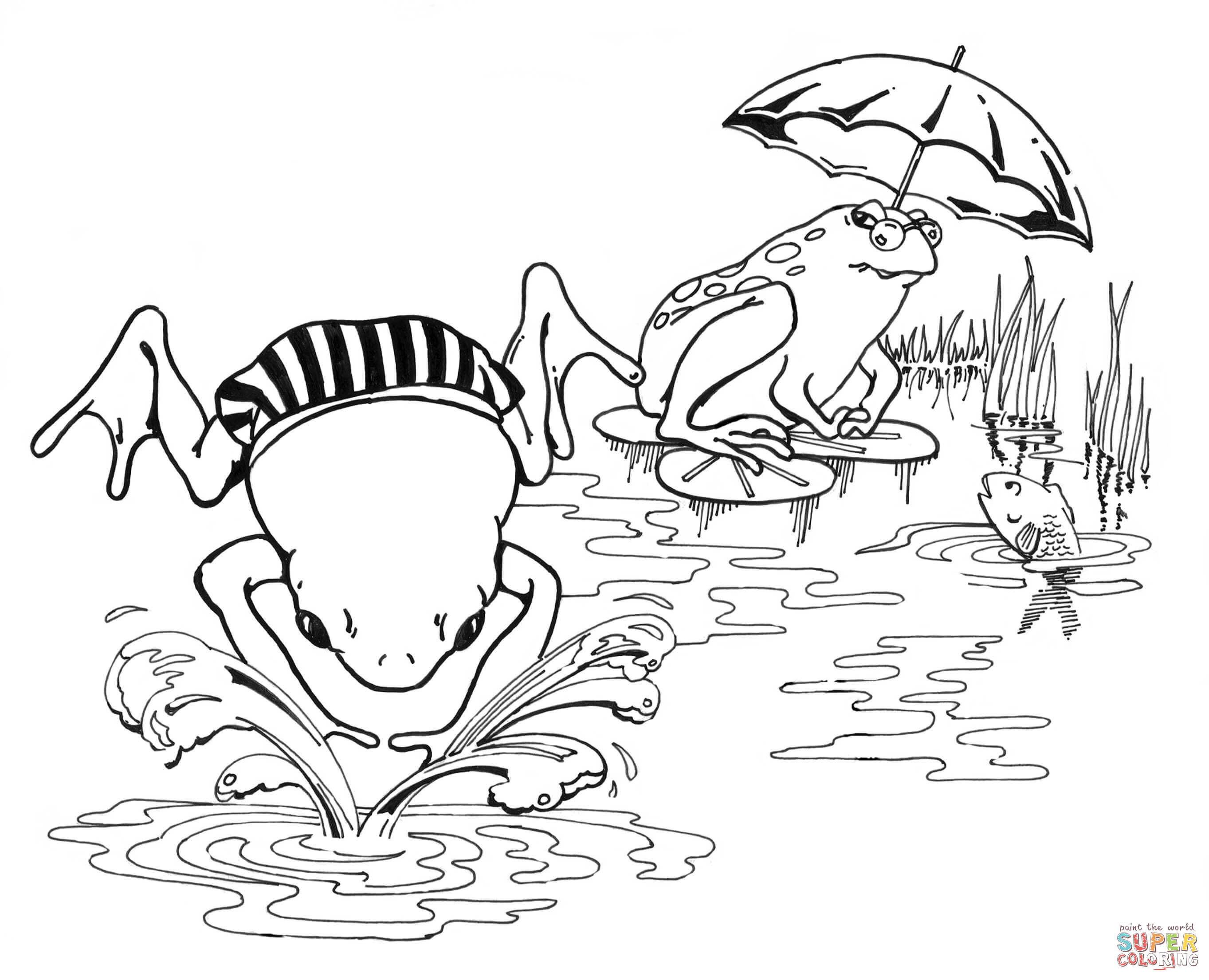 2726x2210 Unique Adult Coloring Pages Steampunk Frog Collection Printable