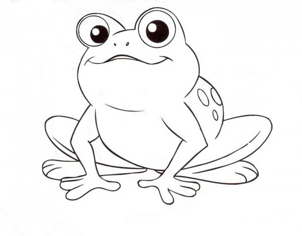 960x750 Get This Simple Frog Coloring Pages To Print For Preschoolers 0vjor !