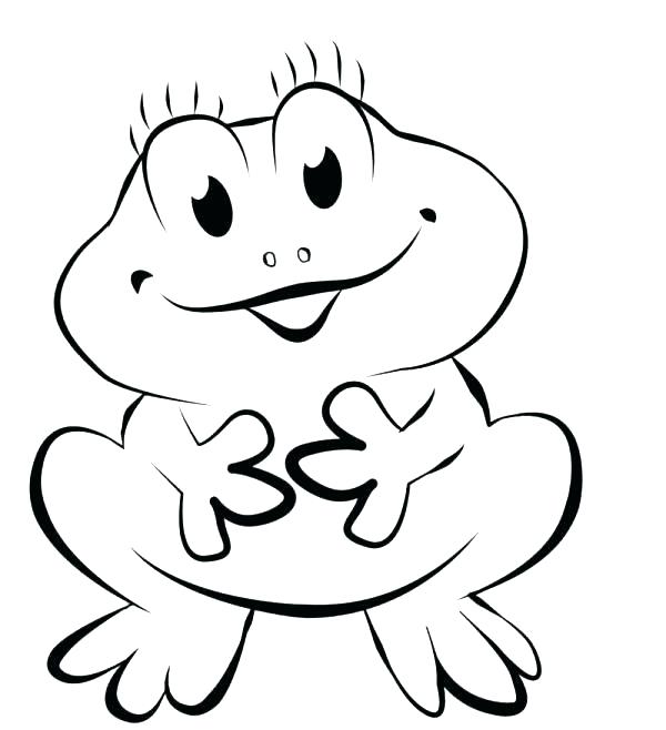 600x658 Frog Coloring Pages Printable Best Frog Coloring Pages Ideas