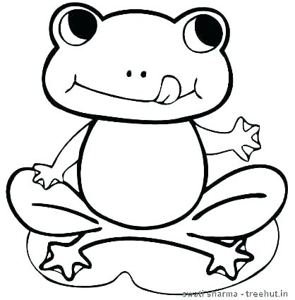 418x425 Printable Frog Coloring Pages Printable Frog Coloring Pages Frog