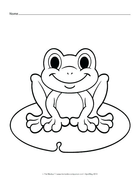 460x597 Frog Coloring Pages Free