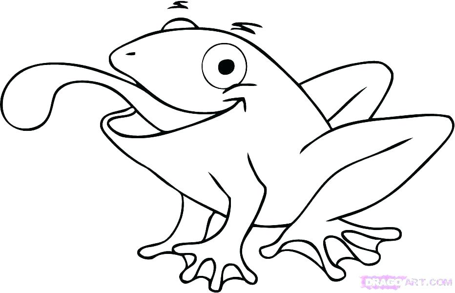 932x600 Printable Frog Coloring Pages Coloring Page Of A Frog Frog