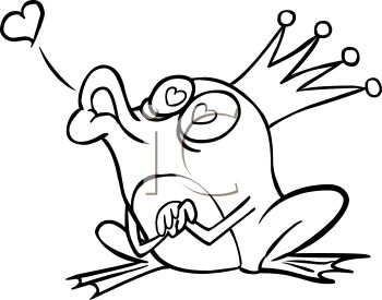 350x275 Frog Prince Coloring Pages Clipart Panda