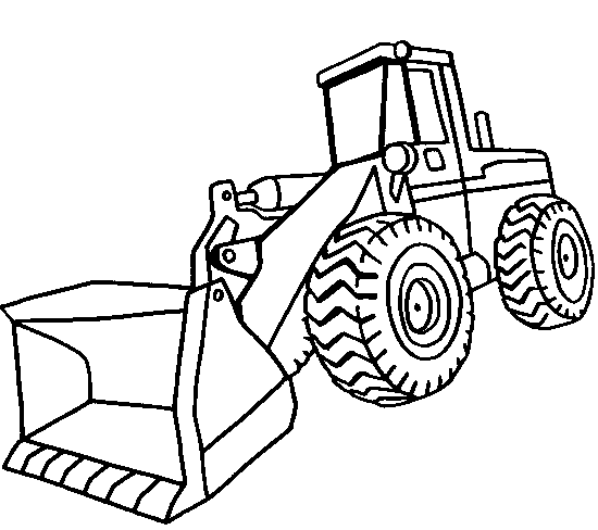 550x488 Front End Loader Coloring Page Amp Coloring Book
