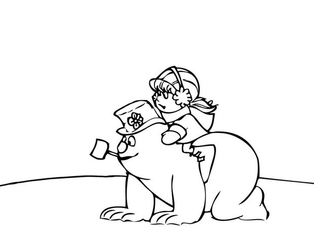 620x480 Karen And Frosty Coloring Pages