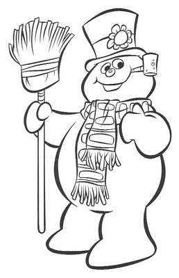 258x400 New Picture Frosty The Snowman Coloring Book