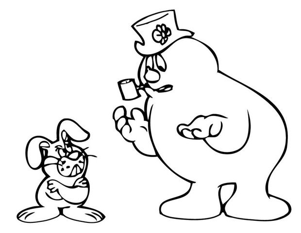 620x480 Frosty The Snowman Coloring Pages