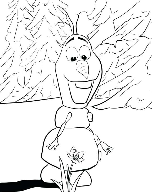 580x731 Frozens Olaf Coloring Pages Best Coloring Pages For Kids Olaf