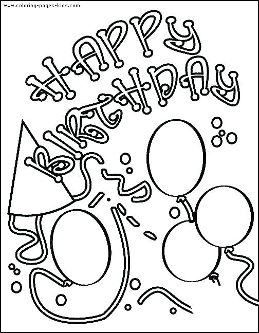 504x648 Printable Coloring Birthday Cards Or Free Printable Birthday