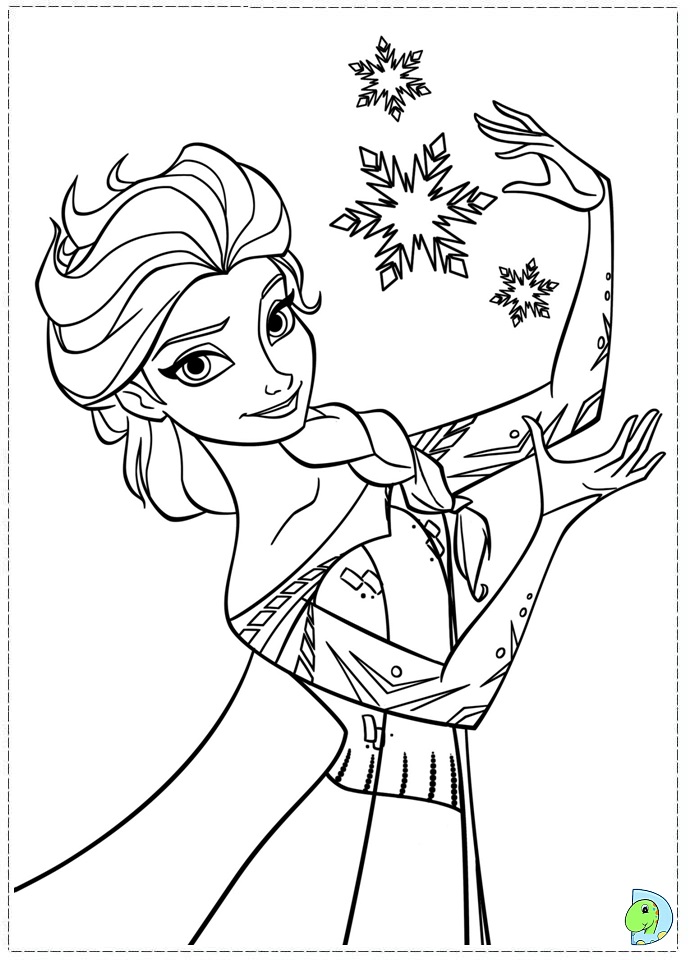 691x960 Disney Frozen Coloring Pages Free