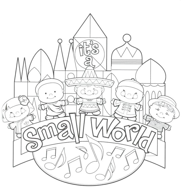 755x800 Cinderella Castle Coloring Page