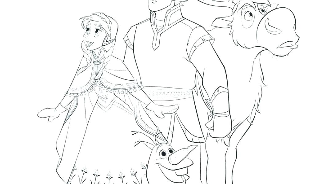 1024x600 Coloring Pictures Of Frozen Characters Coloring Free Printable