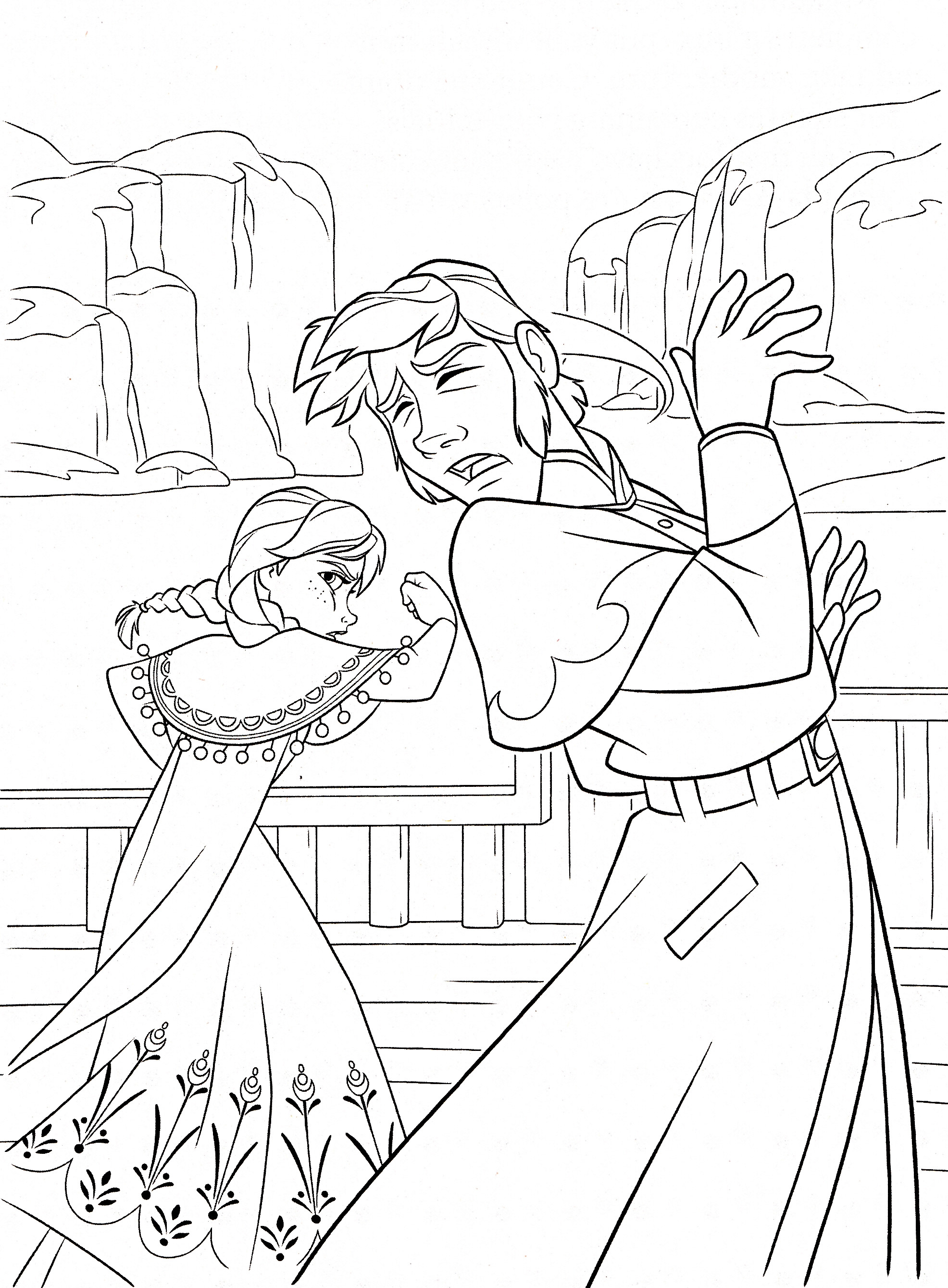1972x2678 Disney Frozen Coloring Sheets Dibujos Para Colorear De Y El