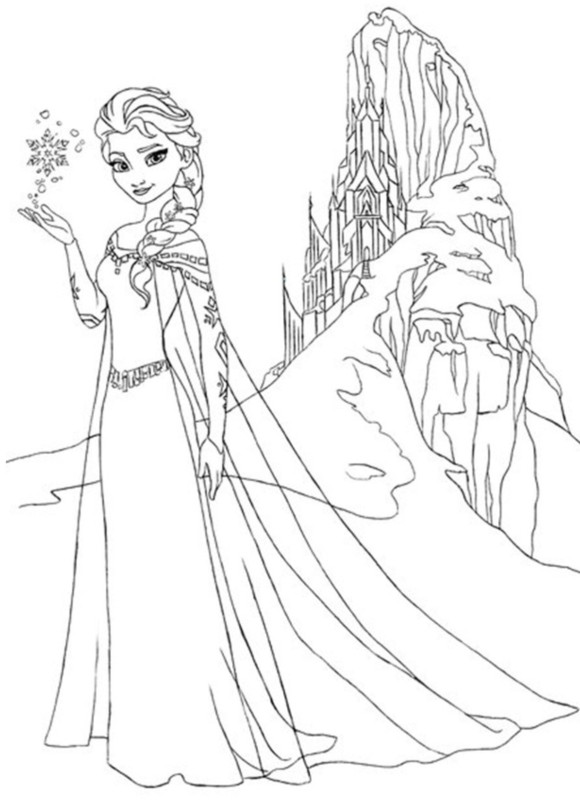 580x800 Elsa Cartoon Character Drawing Of Frozen Characters, Frozen