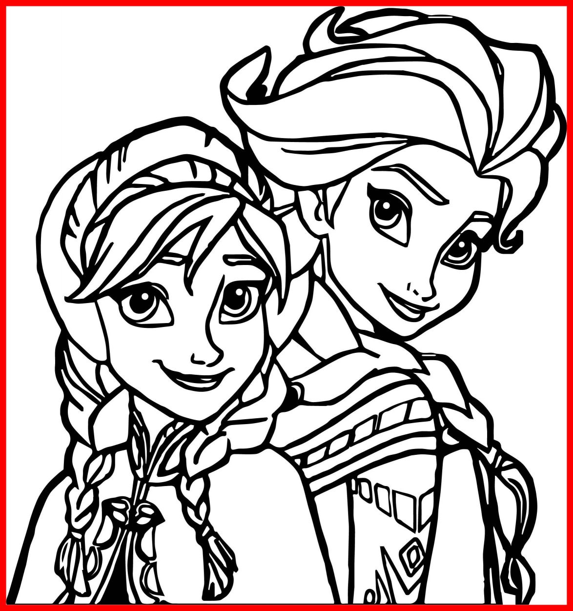 Frozen Coloring Pages Elsa Face