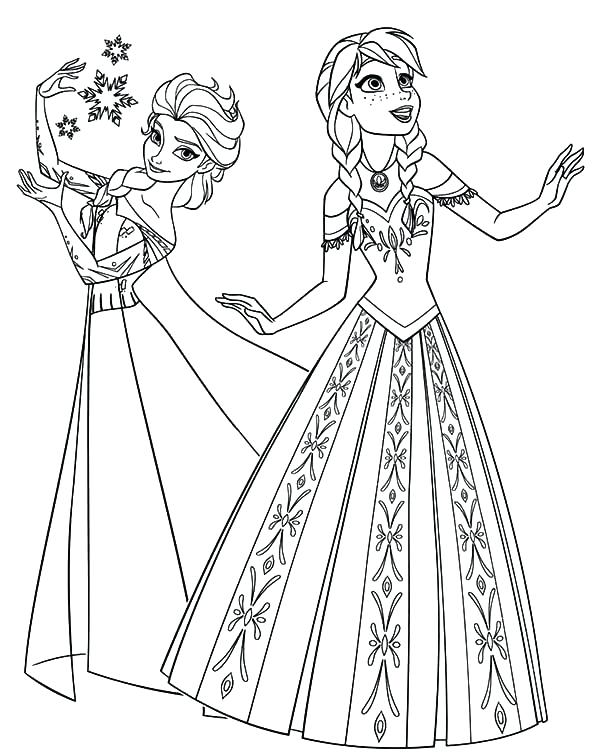 600x753 Frozen Coloring Pages
