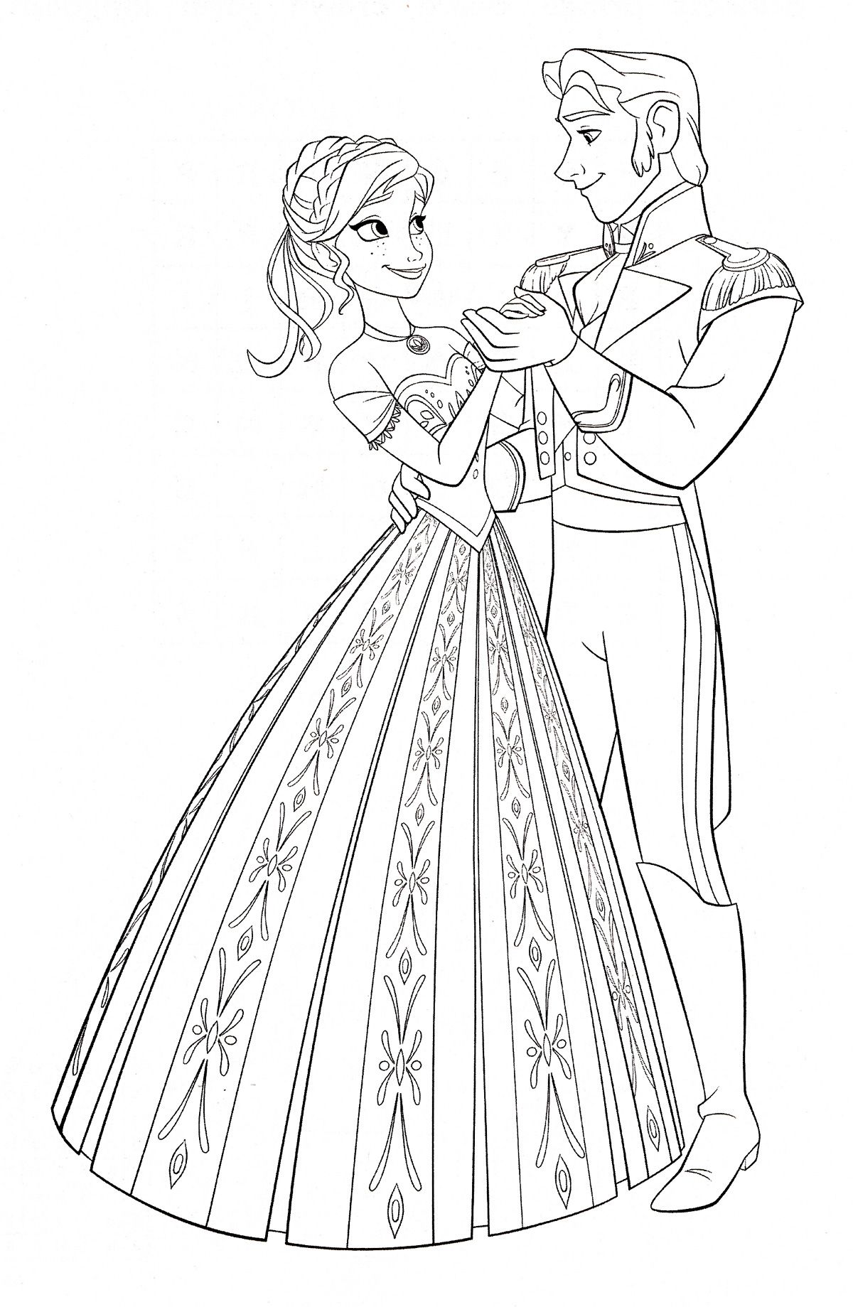 1200x1839 Frozen Coloring Pages Hans Page 2 Of 3 Got Gorgeous Inspiration