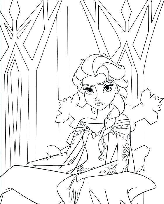 562x700 Elsa Coloring Pages Coloring Pages Some Of My Favorite Frozen