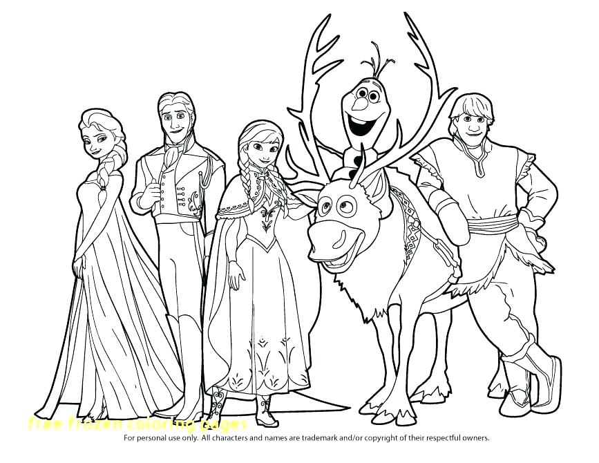 867x670 Disney Frozen Coloring Pages Pdf Lovely Printable And To Elegant