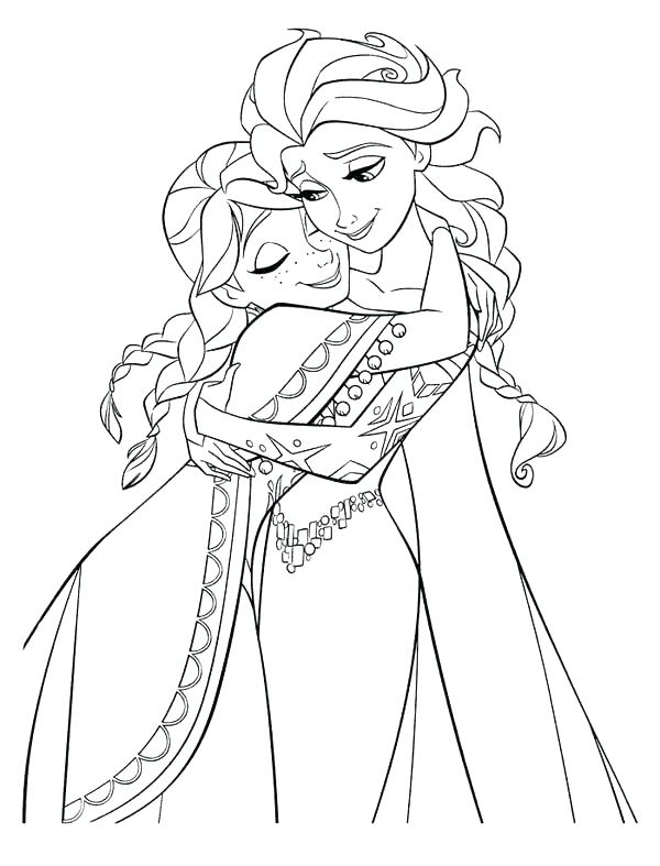 600x787 Elsa Frozen Coloring Sheet