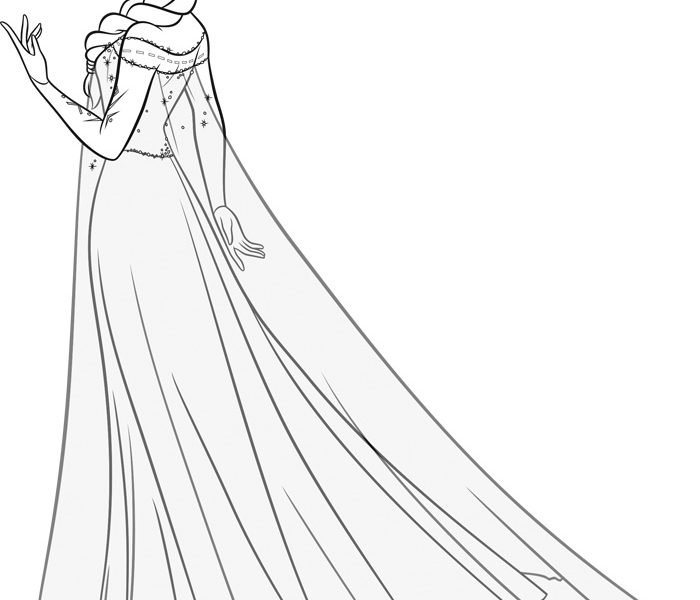 700x600 Brilliant Decoration Queen Elsa Coloring Page Frozen Fever Frozen