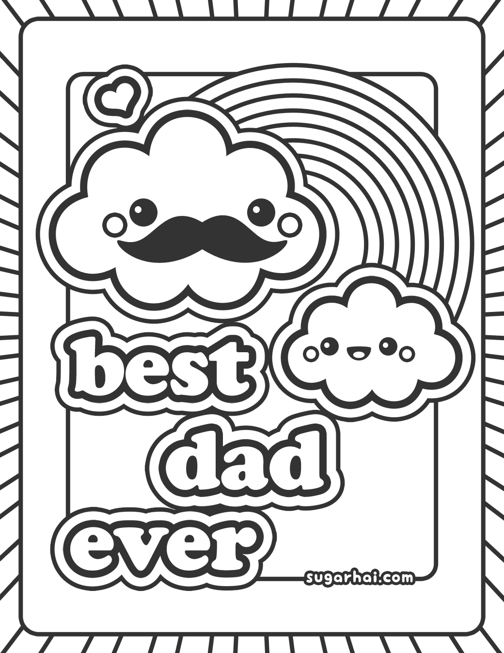 1040x1346 Happy Birthday Coloring Page Singularor Daddy Pages Kids