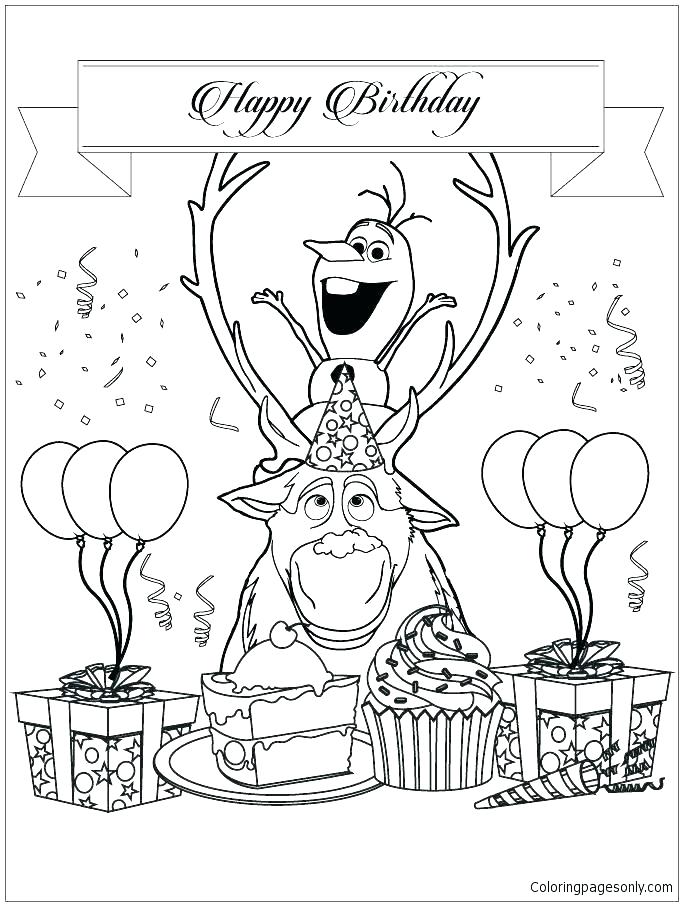 683x906 Happy Birthday Mom Coloring Pages Happy Birthday Mom Colouring