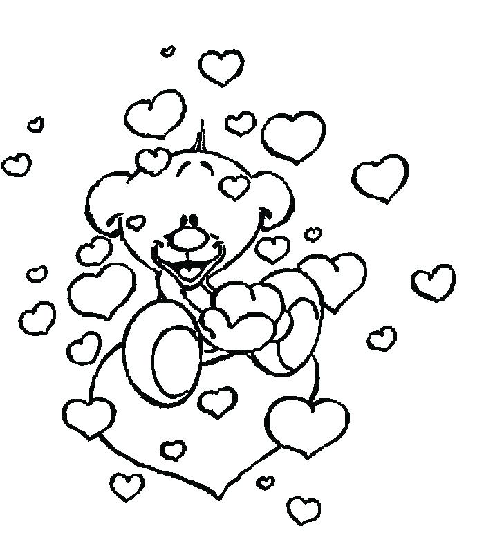 700x800 Valentines Day Color Pages Valentines Day Coloring Pages Free