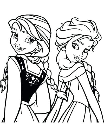 400x529 Frozen Color Pages