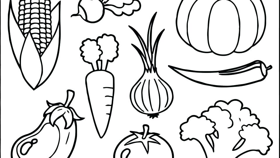 960x544 Coloring Fruits And Vegetables As Well As Best Veggie Coloring