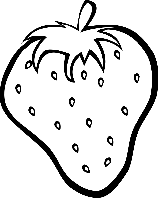 640x800 Fruit Coloring Pages 13