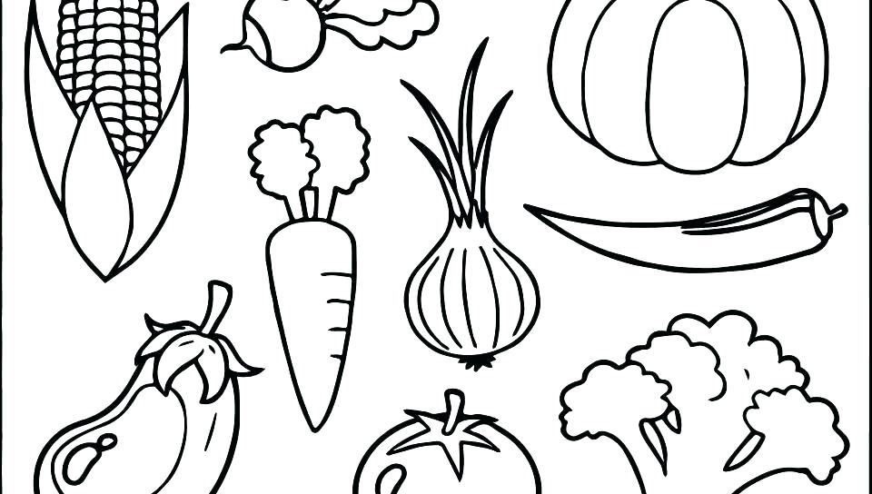 960x544 Fruits And Vegetables Coloring Pages Print Fruit And Vegetable