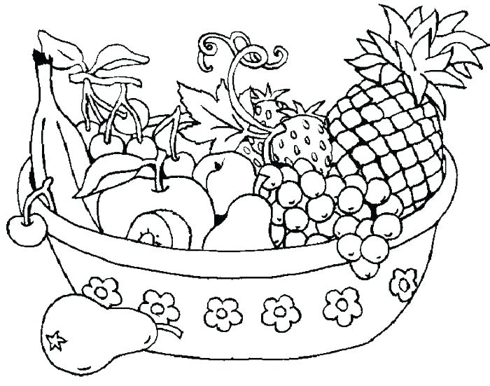 700x551 Fruits And Vegetables Coloring Sheets Veggie Pages Fruit Vegetable