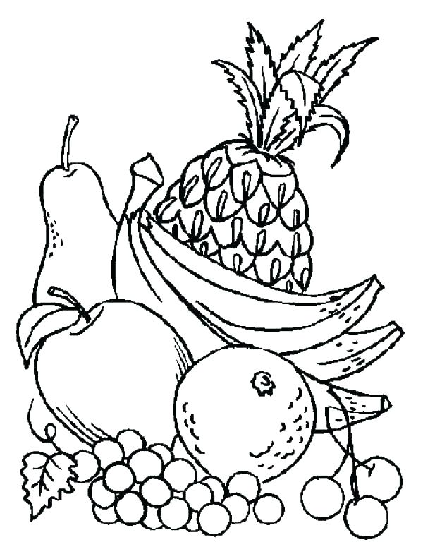 600x792 Printable Vegetable Coloring Pages X Printable Fruit And Vegetable
