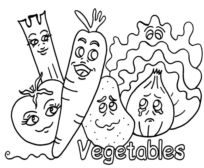 850x700 Smart Fruits And Vegetables Coloring Pages Crafts And Worksheets