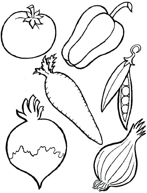 577x760 Vegetable Coloring Pages Vegetable Colouring Pages Printable