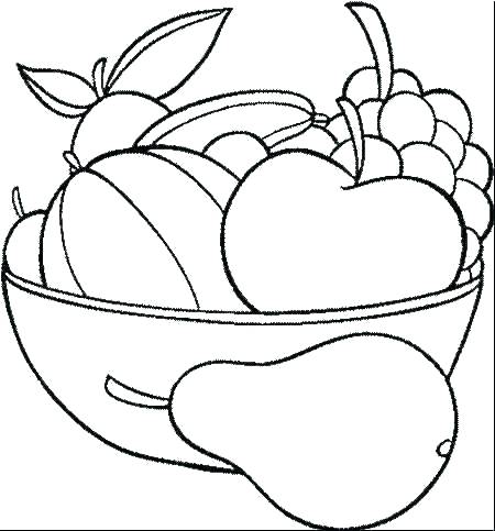 450x483 Coloring Pages Of Fruits And Vegetables Luxury Coloring Pages