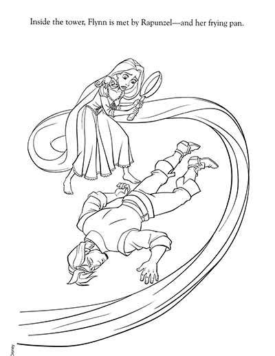 400x518 170 Free Tangled Coloring Pages (May 2018) Rapunzel Coloring Pages
